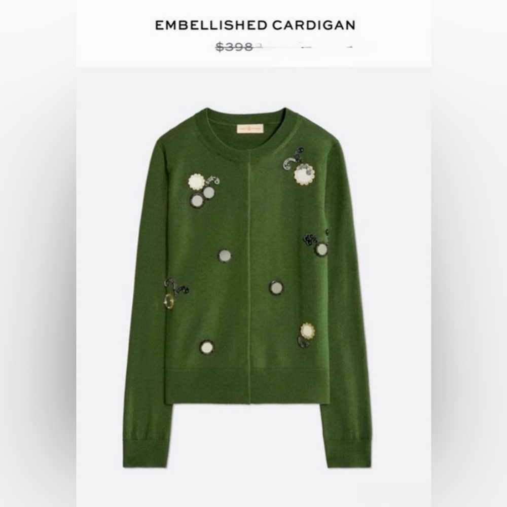 TORY BURCH EMBELLISHED CARDIGAN (NWT) $398